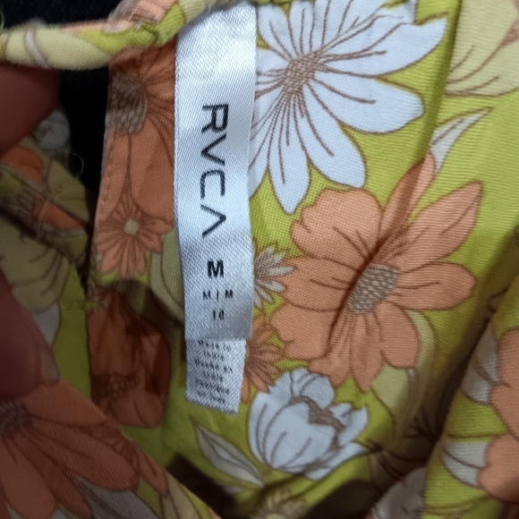 Vintage floral mini dress size medium brand RVCA - Picture 3 of 3